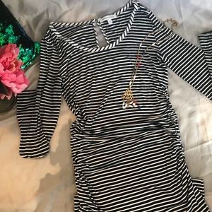 Banana Republic rouged maxi dress